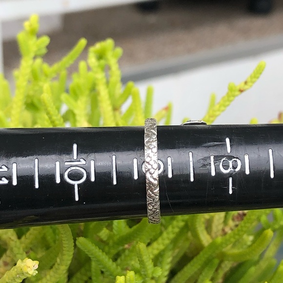 Moonstone Snake Sterling Silver Ring Sz 9 - Picture 7 of 7